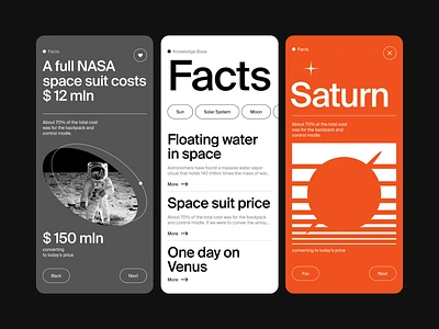 Into The Stars cosmos digital galaxy grid journey layout mars mercury minimal nasa planet spaceapp travel type ui whitespace