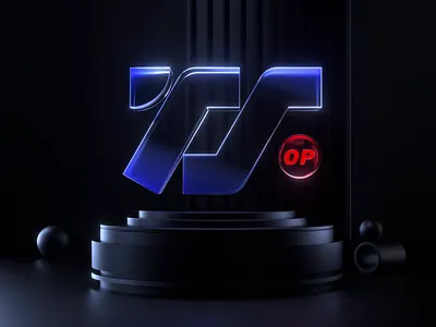 TrueFi NFT 3d animation blue dark design galaxy illustration liquid logo madebyproperly motion optimism particles properly scene truefi water