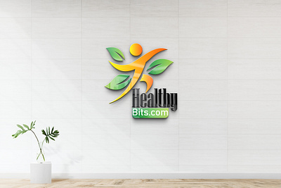 Healthybits (Logo Design) brand design branding design graphic design illustration logo logodesign ui ux vector