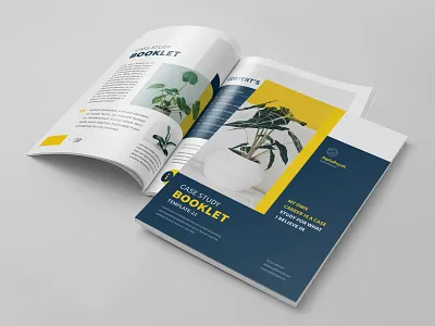 Case Study Booklet template