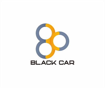 BLACK CAR LOGO b logo brand identity branding car logo design logo logomark logotype typography vector