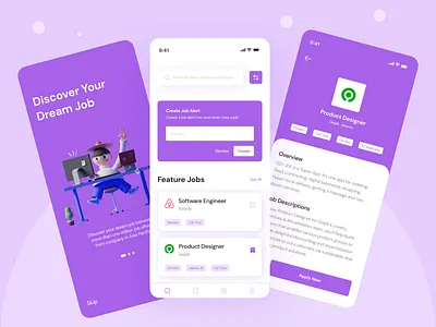 Job Finder App app concept app design clean design design job finder app job finder ui job search design job search mobile app job search mobile ui mobile app mobile app design mobile ui ui uidesign uiuxdesign user interface user interface mobile