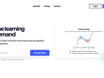 Education website graphic design