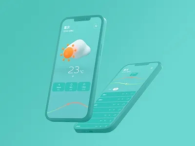 JIGU Weather 3d cartoon icon phone sun ui weather