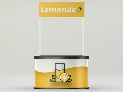 Lemonde | Brand identity for a lemonade stand branding graphic design illustration landing page design lemon lemon stand lemonade stand lemonde logo logo design vector weekly design weekly warm up
