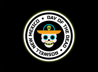 Roswell DOTD Celebration Badge Design design graphic design vector