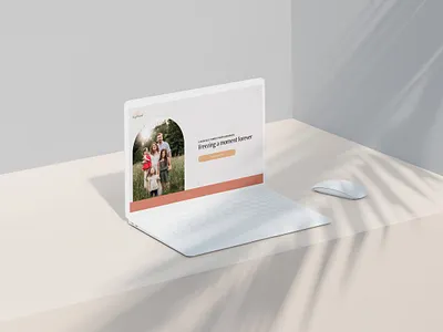 Missy Marshall Website arched image branding hero section identity logo photographer website photography website