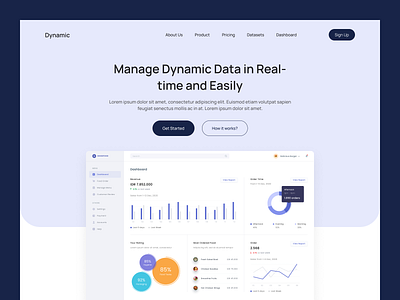 SaaS Landing Page clean design figma expert minimal saas landing page saas website social media social media analysis social media management ui ui experience uiux user case study web app web design web experience website design