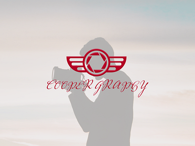 Cooper Graphy brand branding design digital art flat logo graphic design logo