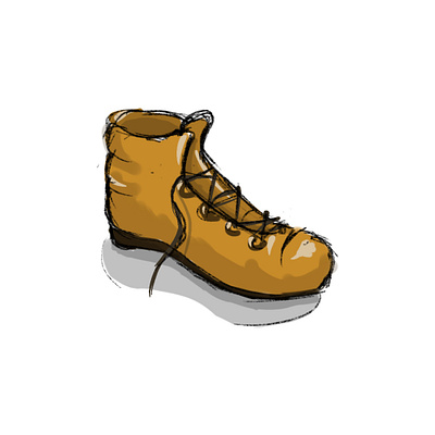 The boot design illustration shoes sport things wear