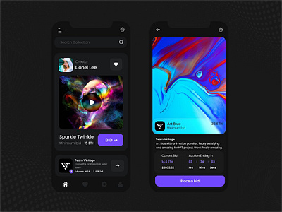 NFT Marketplace App Design app designers application design marketplace mobile app design mobile app design concept nft marketplace app design nft marketplace application on demand app design ui ux