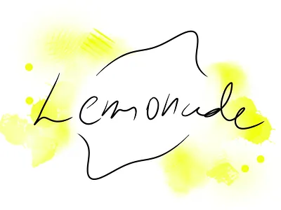 Lemonade Minimalist design illustration typography