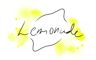 Lemonade Minimalist design illustration typography