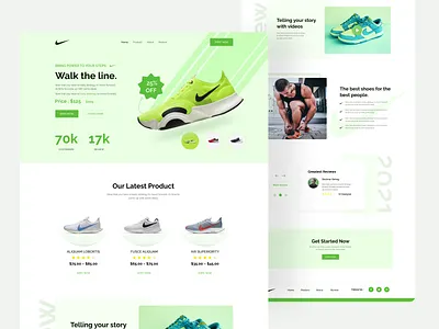 Nike Shoes Landing Page Exploration Ui Design . clean design e commerce landing landing page nike product product landing page shoes shoes landing page ui ui design ux web website