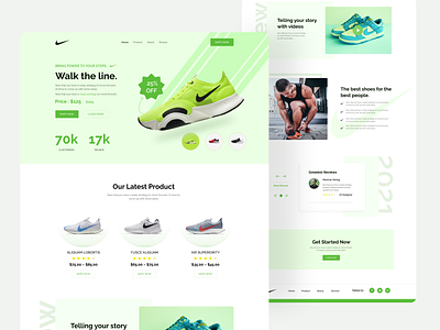 Nike Shoes Landing Page Exploration Ui Design . clean design e commerce landing landing page nike product product landing page shoes shoes landing page ui ui design ux web website