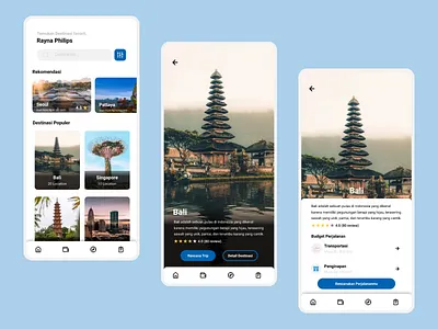 Travel App dailyui mobile app travel travel app ui uidesign