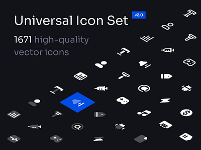 Universal Icon Set v2.0 123done clean figma glyph icon icon design icon pack icon set icon system iconjar iconography icons iconset minimalism paper symbol ui universal icon set ux vector icons