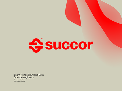 Succor Branding Design abstract ai brand branding data design education engineer hands identity lines logo mark s simple symbol ui