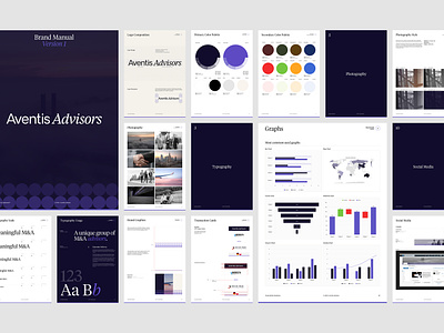 Brand Guidelines - Aventis Advisors advisory brand book brand guidelines brand standard branding branding guidelines color palette consultancy consultants corporate entrepreneur guidebook guidelines identity design investment banking logo typography visual communication visual identity