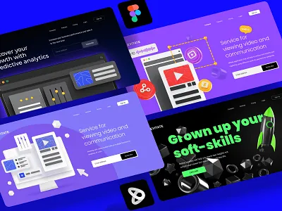 Levitate - Figma 3D scene builder & Presentation templates 3d 3d design 3d mockup animation block branding design desktop graphic design illustration landing logo mobile motion graphics ui