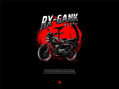 Rx King illustration old rxking vector yamaha