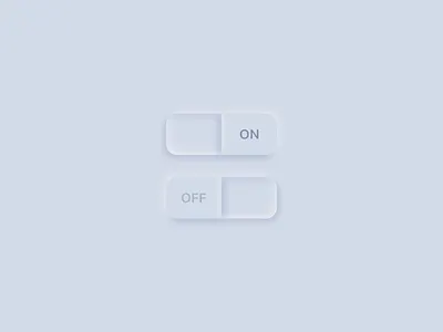 On/Off Switch- Daily UI 015 015 3d button neumorphism daily ui dailyui dailyui015 design neumorphism on off onoff onoff switch daily ui 015 switch switch neumorphism toggle ui ux