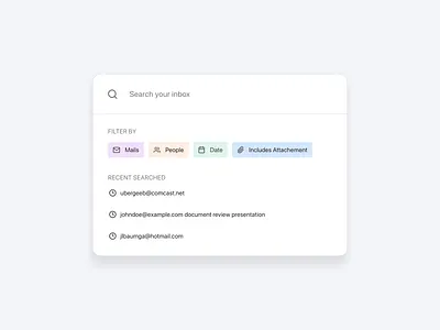 Search- Daily UI 022 022 component daily ui dailyui dailyui022 design inbox search mail search search search daily ui 022 search component tag search ui ui component ux
