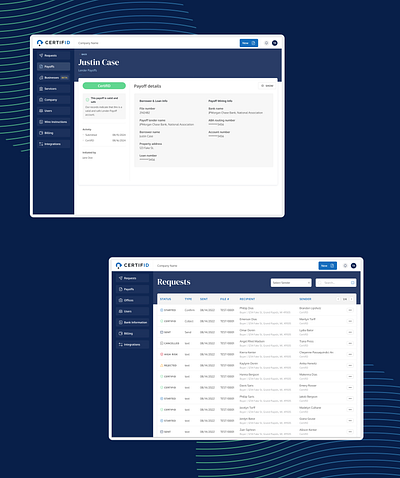 CERTIFID | customer portal