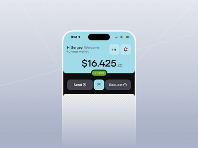 JustUI app banking card design fintech mobile ui widget