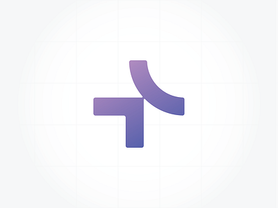 Letter T & Arrow Logo // For Sale arrow branding design gradient graphic design growth logo logo for sale logo mark logomark minimalistic modern move forward movement purple t