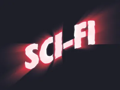Netflix SCI-FI Selection Logo adobe art art direction behance brand branding design dribbble dribbblers graphic design icon illustration inspiration logo logo design netflix portfolio red retro typo