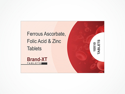 iron tablets artwork artworks branding design ferrous ascorbate flat folic acid iron iron medicine iron medicine artwork iron tablets packaging packaging design tablets zinc