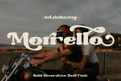 Morrello - Bold Serif Font 70s bold classic classic font display elegant font fonts groovy headline lettering logo retro rustic sans serif serif typeface typography vibes vintage