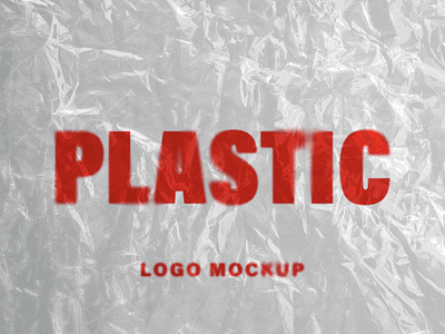 Download: Plastic Wrap Logo Mockup crumpled freebie logo mockup overlay packaging pixelbuddha plastic psd template texture transparent wrapping wrinkled