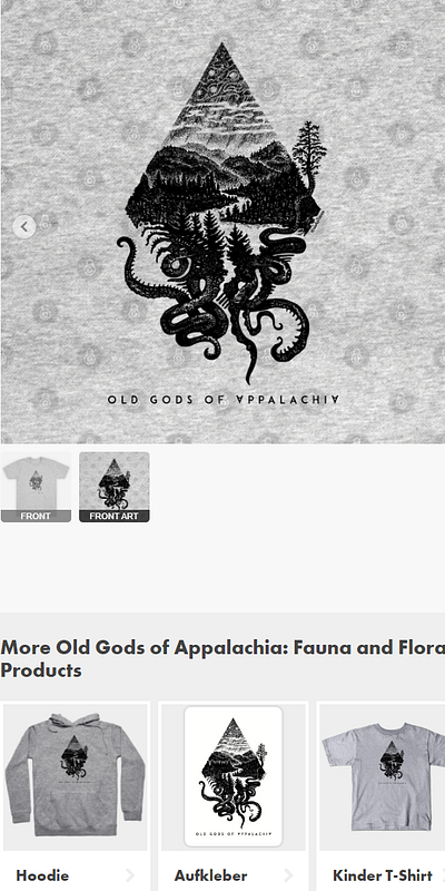 Old Gods Of Appalachia T-Shirt aleks7 appalachian eldritch horror old gods old gods of appalachia old gods of appalachia masken old gods of appalachia merch podcast t shirt