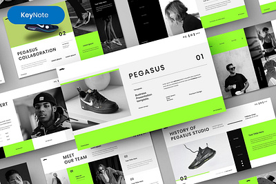 Pegasus Multipurpose Template clean colorful company corporate google slides keynote modern multipurpose multipurpose template photography pitch deck portfolio powerpoint presentation studio template unique web design web development website