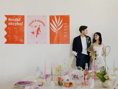 21.06.18 flex graphic design illustration layout poster print wedding