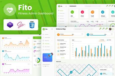 Fito - Fitness Admin React Dashboard Template admin admin dashboard app ass bootstrap bootstrap fitness dasbhoard design fitness kit modern responsive sales template ui ui design ux ux design web