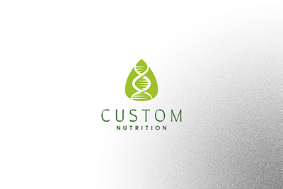 Custom Nutrition Health ADN Logo Design adn branding design fresh health healthful leaf logo nature nutrition personality positive weight loss wellness