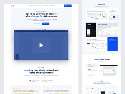 AntForFigma.com Redesign design system figma landing page webflow