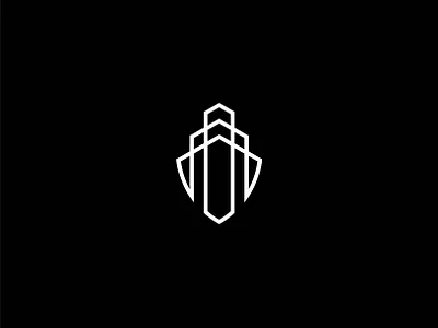 shield and building abstract logo awesome logo building shield logo identity design logo design logo inspiration memorable logo professional logo shield building logo simple logo unique logo