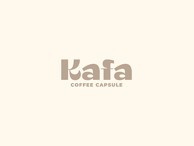 Kafa Specialty Caffee Capsule brand branding capsule coffee coffee bag eco friendly letters logotype recicle shop