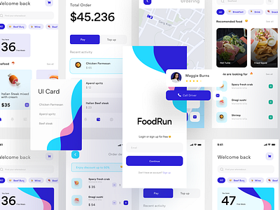 Food Delivery Mobile App UI adobe android app figma food interaction ios layout mobile mobileapp onboarding product screen ui uidesign uidesigner ux uxdesign web wireframe