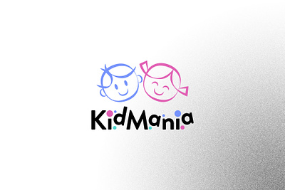 KidMania Online Shop accessories brand carnival costume faces illustration kid kids logo logo design outfit outline shop