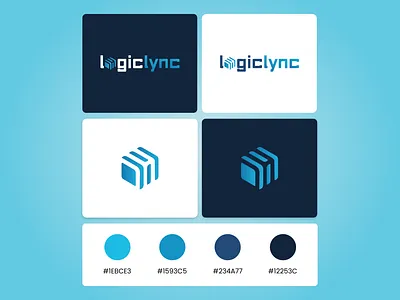 Logo Design For LogicLync; an IT Solution Company logo