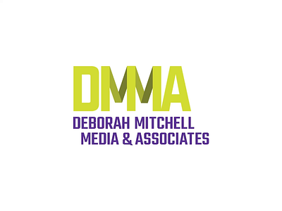 Logo animation reveal for Deborah Mitchell Media & Association. after effects animate 2d animation branding gif logo animation logo present logo reveal morph motion graphics ribon