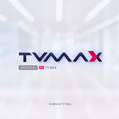 TvMax Logo illustration logo typography