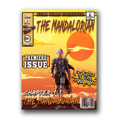 Mandalorian Comic Book Posters