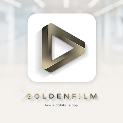 Golden Film Logo illustration logo