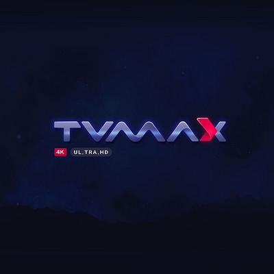 TvMax Logo branding illustration logo